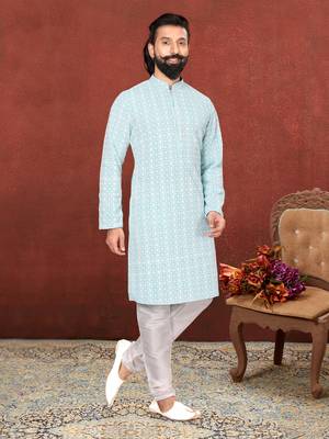Festive Wear Designer Heavy Kurta With Pyjama 1