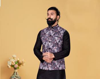 Festive Wear Designer Kurta Pyjama With Jacket 2