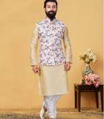 Festive Wear Designer Kurta Pyjama With Jacket