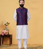 Festive Wear Designer Kurta Pyjama With Jacket