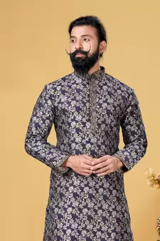 Festive Wear Designer Heavy Kurta With Pyjama