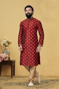 Festive Wear Designer Heavy Kurta With Pyjama