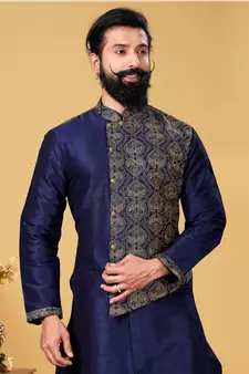 Festive Wear Designer Heavy Kurta With Pyjama