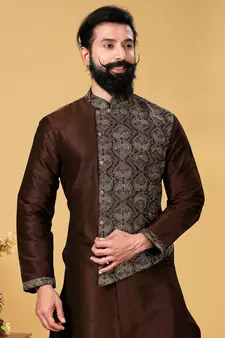 Festive Wear Designer Heavy Kurta With Pyjama