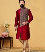Festive Wear Designer Heavy Kurta With Pyjama