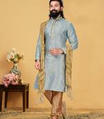 Festive Wear Designer Heavy Kurta With Pyjama