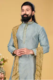 Festive Wear Designer Heavy Kurta With Pyjama