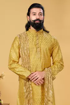 Festive Wear Designer Heavy Kurta With Pyjama