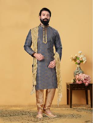Festive Wear Designer Heavy Kurta With Pyjama 1