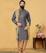 Festive Wear Designer Heavy Kurta With Pyjama