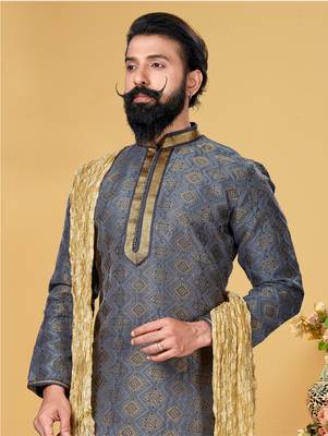 Festive Wear Designer Heavy Kurta With Pyjama 2