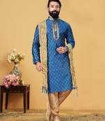 Festive Wear Designer Heavy Kurta With Pyjama