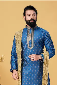 Festive Wear Designer Heavy Kurta With Pyjama