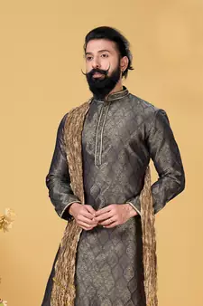 Festive Wear Designer Heavy Kurta With Pyjama