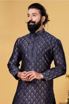Festive Wear Designer Heavy Kurta With Pyjama