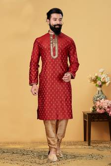 Festive Wear Designer Heavy Kurta With Pyjama