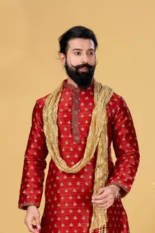 Festive Wear Designer Heavy Kurta With Pyjama