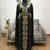 Black long sleeve Moroccan Kaftan Sun Proof Hijab