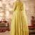 Yellow Art Silk Embroidered Anarkali Salwar Kameez