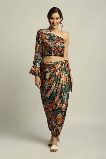 Black forest Groove Printed Co-Ord Set