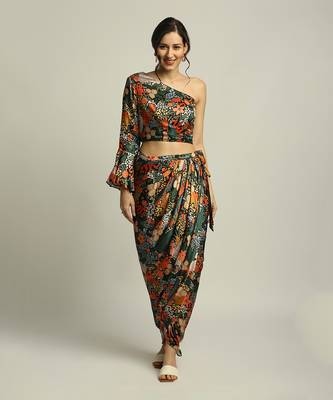 Black forest Groove Printed Co-Ord Set 1
