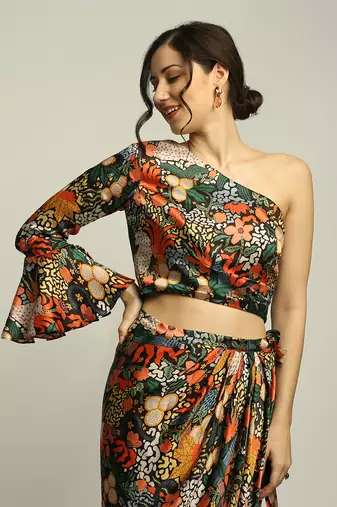 Black forest Groove Printed Co-Ord Set