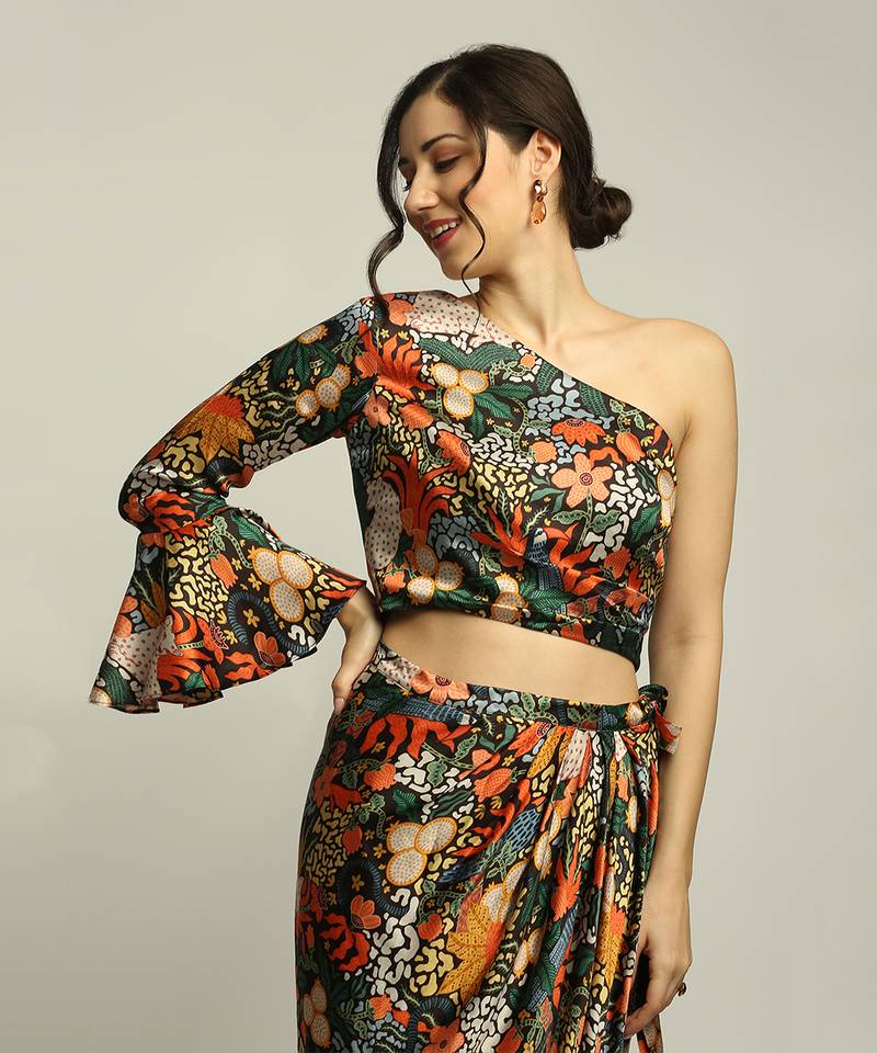 Black forest Groove Printed Co-Ord Set