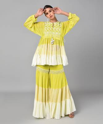Ombr   Crepe Chiffon Tier Set 1