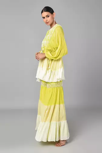 Ombr   Crepe Chiffon Tier Set