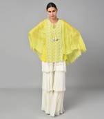 Bead Embroidered Cape Set