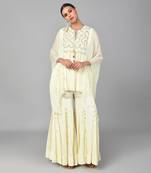 Ivory Gold Embellished Tunic Set