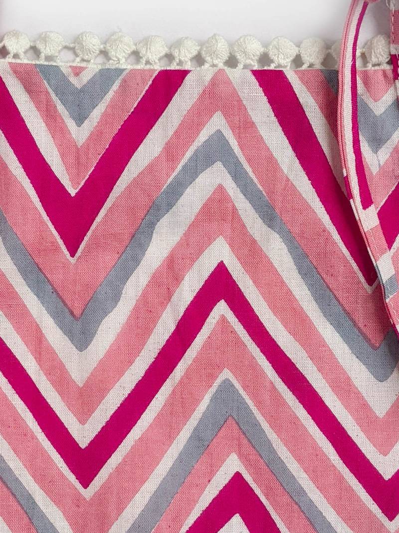 Halemons White Floral Printed Baby Girls frock - White