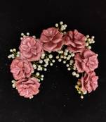 Pink crystal hair accessories