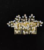 White crystal hair accessories