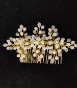 White crystal hair accessories