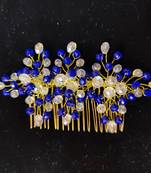 Blue crystal hair accessories