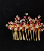 Red crystal hair accessories