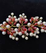 Red crystal hair accessories