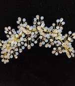 White crystal hair accessories