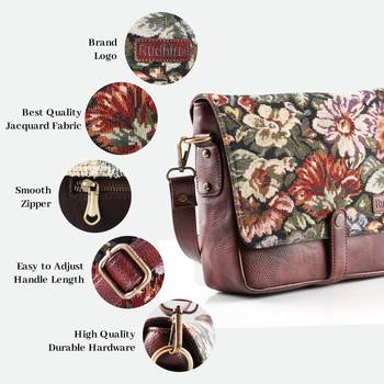 Rudhira World Floral Print Messenger bag 2