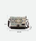 Rudhira World Brid's Eye Print Messenger bag