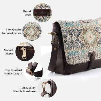 Rudhira World Brid's Eye Print Messenger bag 3