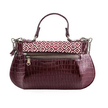 Rudhira World Crocodile Print vegan/Faux Leather stylish handbag 2