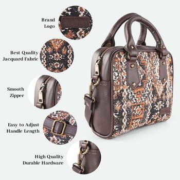 Rudhira World Damask Tapestry bag/ Satchel bag 3