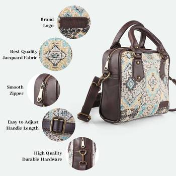 Rudhira World Brid's Eye Tapestry bag/ Satchel bag 3