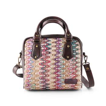 Rudhira World Chevron print Satchel bag 1