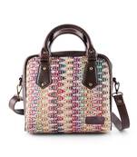 Rudhira World Chevron print Satchel bag