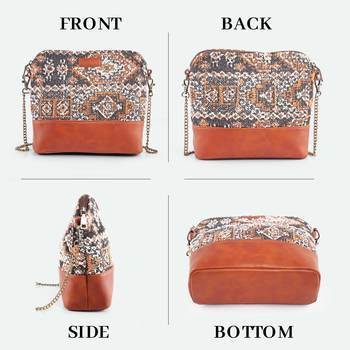 Rudhira World Damask Print Cross body/sling bag 2