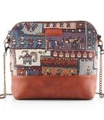 Rudhira World Turkish Kilim Patch Cross body bag / sling bag