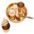 BulkySanta Pure Brass Pooja Bhog Thali Size-4 inches(WITHOUT BOX)